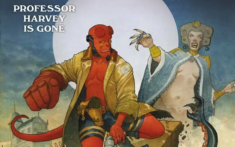 hellboy and the brpd, professor harvey is gone